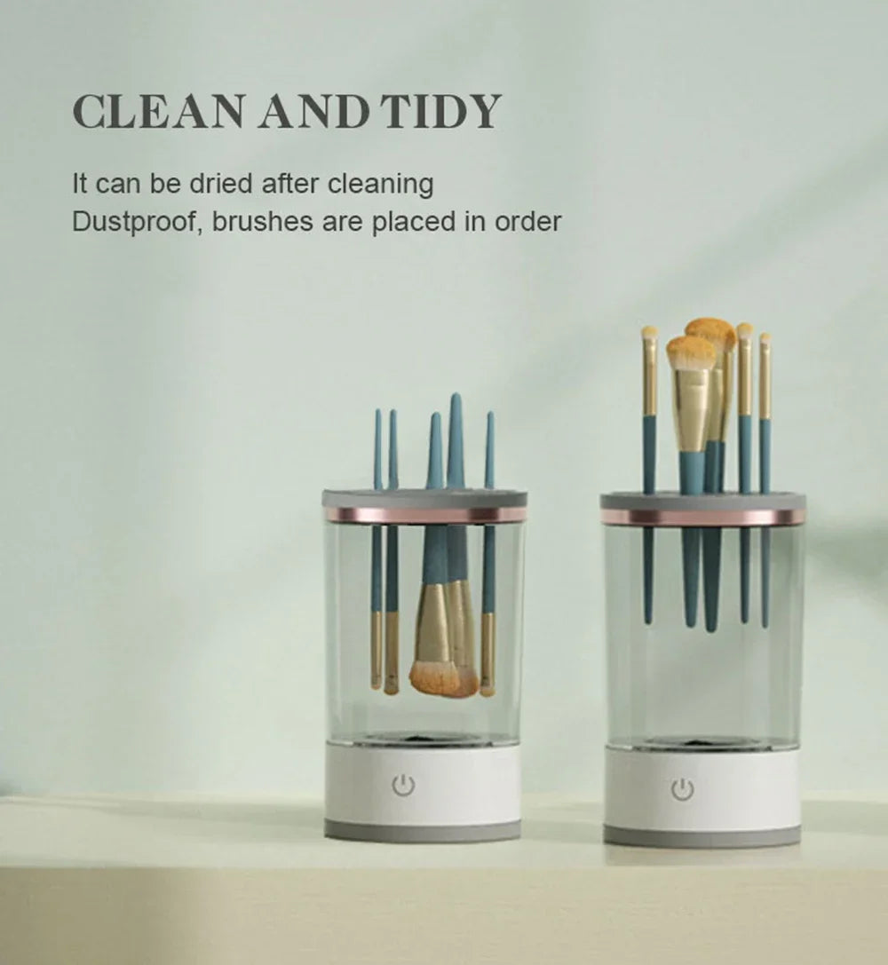 3 In 1 Makeup brush cleaner USB plug-in lazy electric makeup brush cleaner Makeup brush washing and drying machine